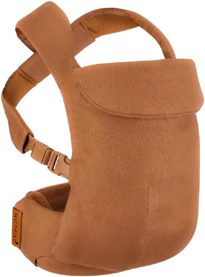 آغوشی کودک WildBird - مدل Aerial Carrier - مناسب برای وزن 3 تا 20 کیلوگرم - برای مادران، پدران و مراقبان - 100% الیاف طبیعی کتان اروپایی - چند منظوره و قابل تنظیم - سایز کوچک - پارچه بید