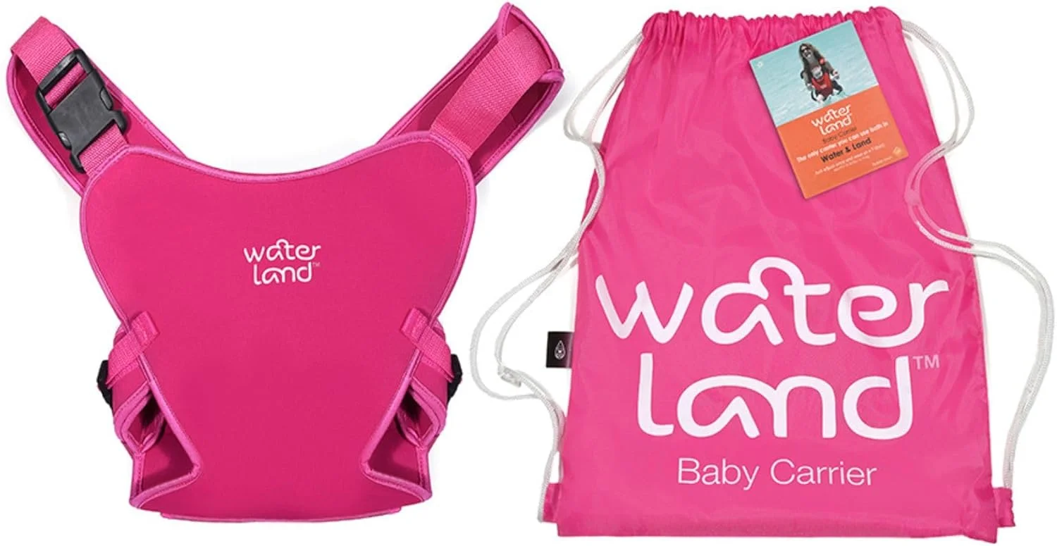 آغوشی نوزاد فلامینگو صورتی واترلند - آغوشی نوزاد ارگونومیک و راحت، طراحی شیک و پشتیبانی تمام روز برای والدین مدرن