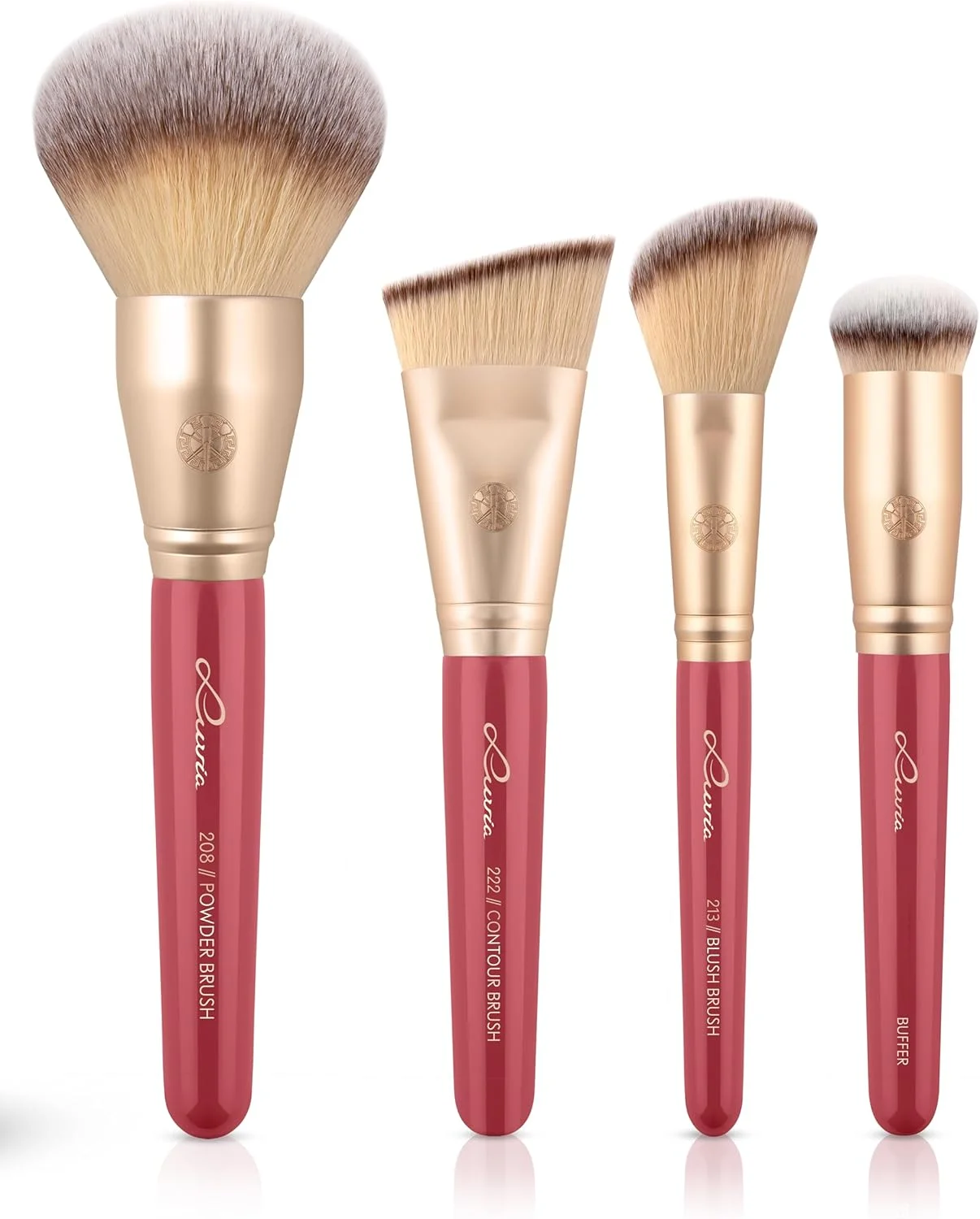 ست براش آرایشی ۱۴ تکه Luvia Cosmetics - ست براش وگان با براش پودر XL، اسفنج و بلندر - ایده آل برای مبتدیان و حرفه ای ها - براش های آرایشی برای آرایش بی نقص ست براش آرایشی ۱۴ تکه Luvia Cosmetics - ست براش وگان با براش پودر XL، اسفنج و بلندر - ایده آل برای مبتدیان و حرفه ای ها - براش های آرایشی برای آرایش بی نقص
