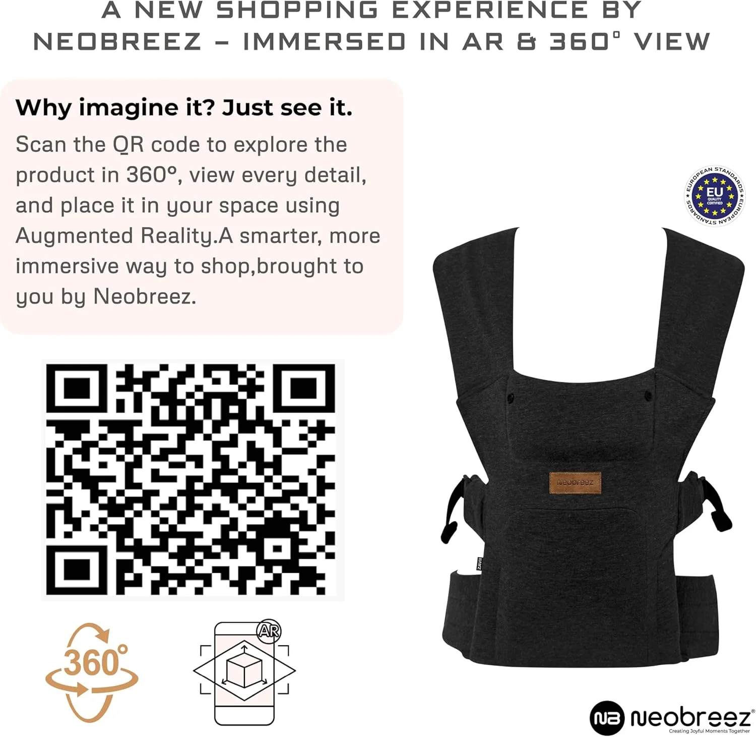 آغوشی نوزاد نئوبریز ZAVII 2-در-1 برای نوزادان تا کودکان نوپا، دارای پشتیبانی از سر، بسیار نرم و ارگونومیک، دارای کلاهک حریم خصوصی جداشدنی و پیش بند پنبه ای، آغوشی سبک وزن با قابلیت تنظیم آسان برای نوزاد، 3-12 کیلوگرم