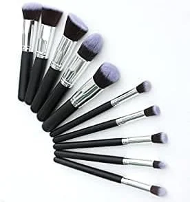 ست برس آرایشی چند منظوره حرفه ای LOVE HUDA برای ترکیب پودر شل صورت، سایه چشم، کرم پودر برای دختران، زنان و کودکان