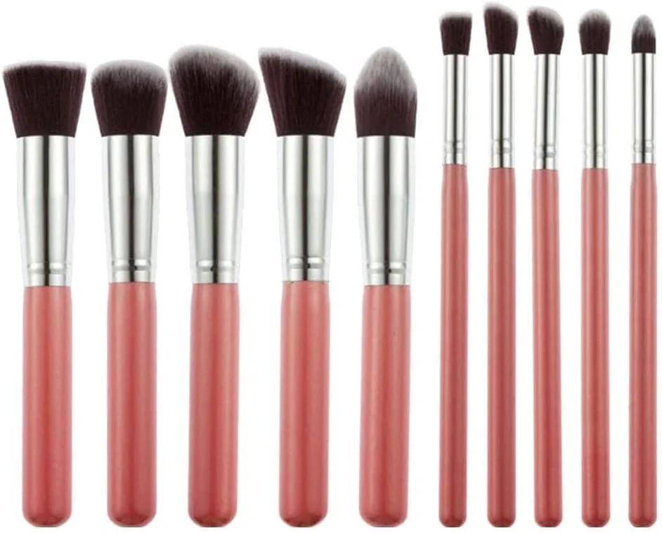 ست برس آرایشی چند منظوره حرفه ای LOVE HUDA برای ترکیب پودر شل صورت، سایه چشم، کرم پودر برای دختران، زنان و کودکان