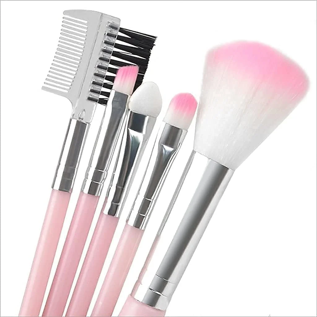 ست برس آرایشی 5 تکه موی نرم صورتی Lipcheek به همراه 1 بیوتی بلندر صورتی - (بسته 6 عددی) ست برس آرایشی 5 تکه موی نرم صورتی Lipcheek به همراه 1 بیوتی بلندر صورتی - (بسته 6 عددی)