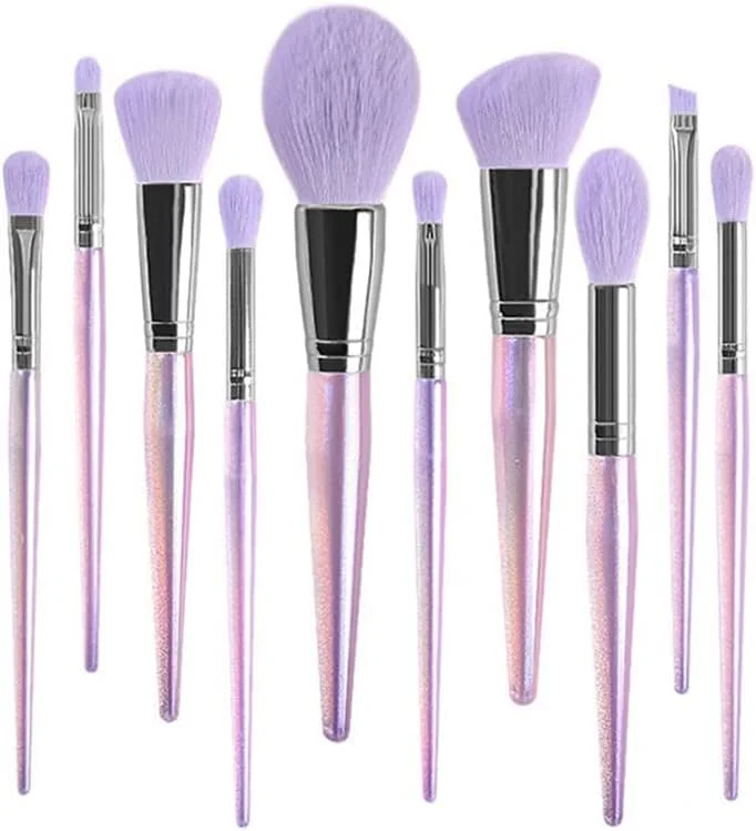 ست برس آرایشی لینجولی، مجموعه برس های آرایشی حرفه ای 10 عددی، قلم های زیبایی پودر رژگونه و کرم پودر، ابزار آرایش و محصولات آرایشی ست برس آرایشی لینجولی، مجموعه برس های آرایشی حرفه ای 10 عددی، قلم های زیبایی پودر رژگونه و کرم پودر، ابزار آرایش و محصولات آرایشی