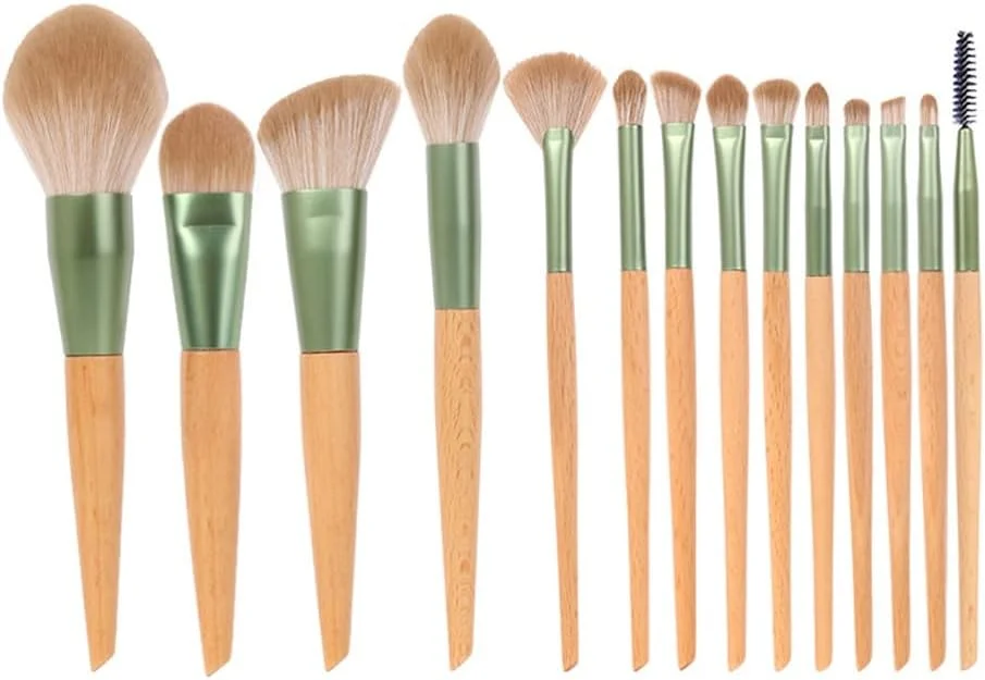 ست کامل برس آرایشی لینجولی، چوب راش طبیعی، ابزار آرایشی، پودر نرم، کرم پودر، کانسیلر، سایه چشم، محصولات آرایشی ست کامل برس آرایشی لینجولی، چوب راش طبیعی، ابزار آرایشی، پودر نرم، کرم پودر، کانسیلر، سایه چشم، محصولات آرایشی