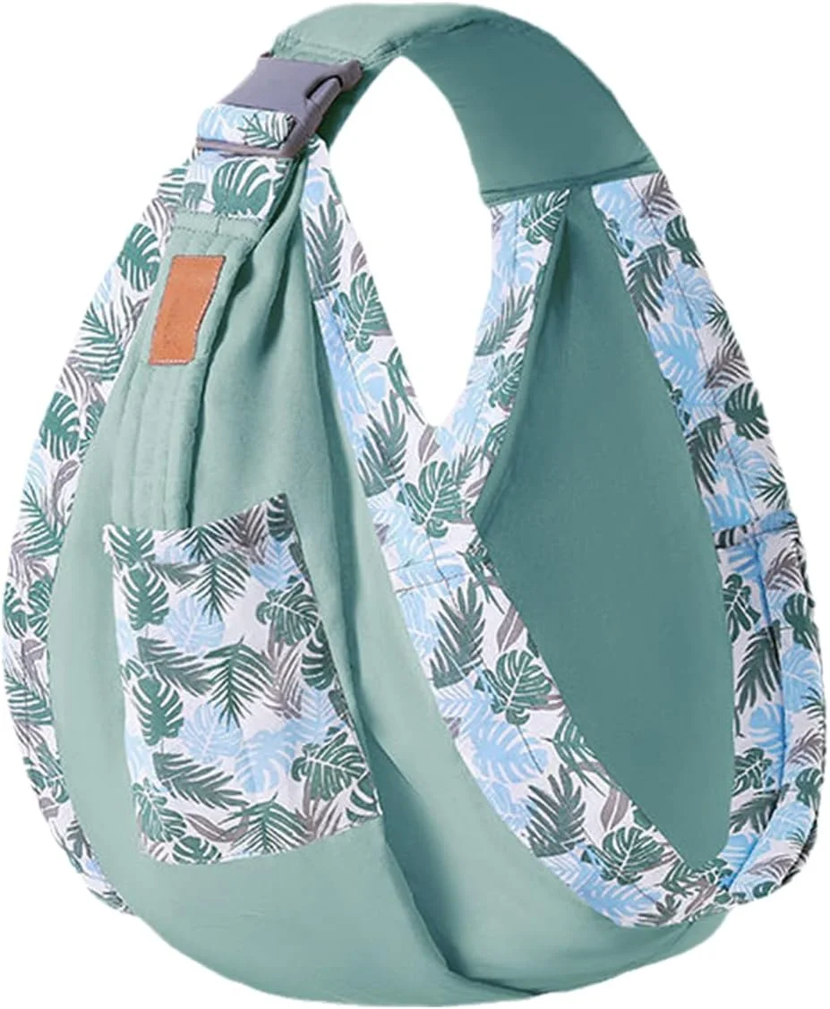 آغوشی نوزاد NP، چند منظوره، قابل حمل، آغوشی نوزاد ارگونومیک، قابل تنظیم، آغوشی شانه ای پنبه ای برای سهولت در پوشیدن و حمل نوزاد، کودک نوپا و ایده آل برای نوزاد