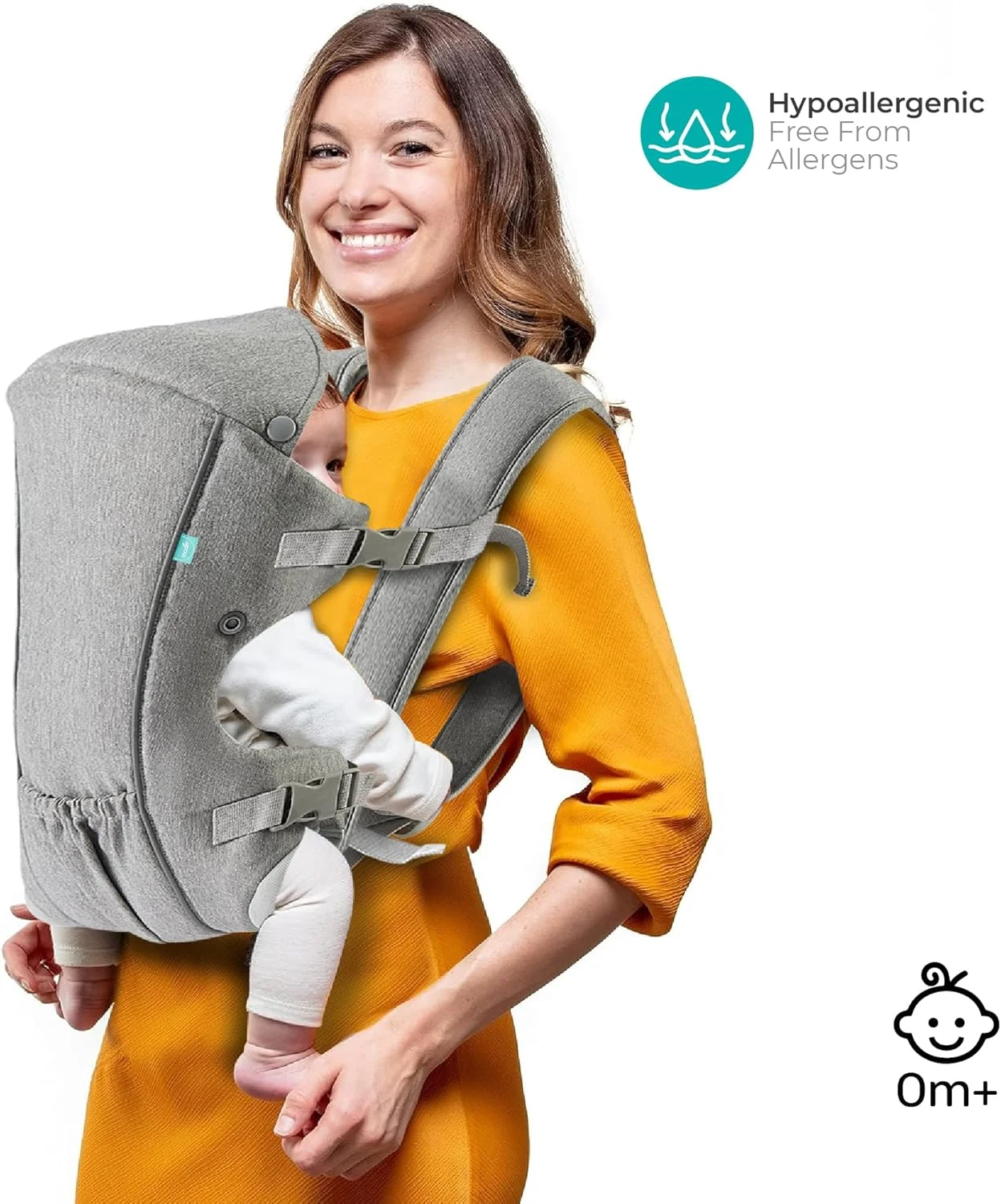 آغوشی دو طرفه کودک مون برند KaryGo - سبک، ارگونومیک، طراحی قابل تبدیل با پشتیبانی سر پد دار و بند های قابل تنظیم - مناسب برای وزن 3.6 تا 15 کیلوگرم - خاکستری آغوشی دو طرفه کودک مون برند KaryGo - سبک، ارگونومیک، طراحی قابل تبدیل با پشتیبانی سر پد دار و بند های قابل تنظیم - مناسب برای وزن 3.6 تا 15 کیلوگرم - خاکستری