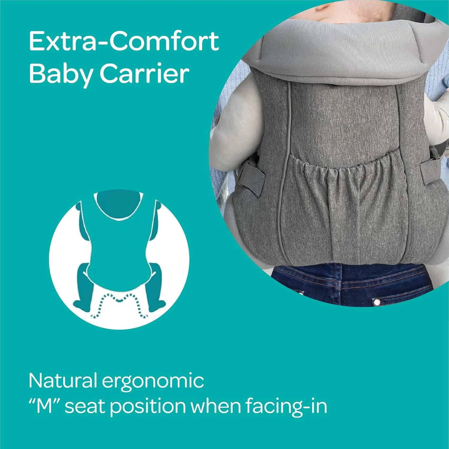 آغوشی دو طرفه کودک مون برند KaryGo - سبک، ارگونومیک، طراحی قابل تبدیل با پشتیبانی سر پد دار و بند های قابل تنظیم - مناسب برای وزن 3.6 تا 15 کیلوگرم - خاکستری آغوشی دو طرفه کودک مون برند KaryGo - سبک، ارگونومیک، طراحی قابل تبدیل با پشتیبانی سر پد دار و بند های قابل تنظیم - مناسب برای وزن 3.6 تا 15 کیلوگرم - خاکستری