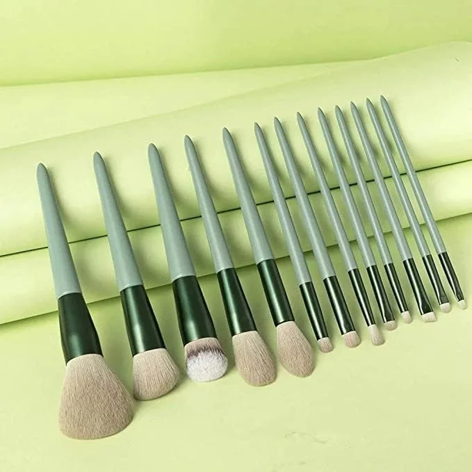 Kresal 13 Pcs Makeup Brushes Set, Soft Concealer, Eyeshadow, Foundation, Blush, Lip, Eyebrow Brushes Set for Face Make-up, Cosmetic Tools Kit - (Multicolor) Kresal 13 Pcs Makeup Brushes Set, Soft Concealer, Eyeshadow, Foundation, Blush, Lip, Eyebrow Brushes Set for Face Make-up, Cosmetic Tools Kit - (Multicolor)