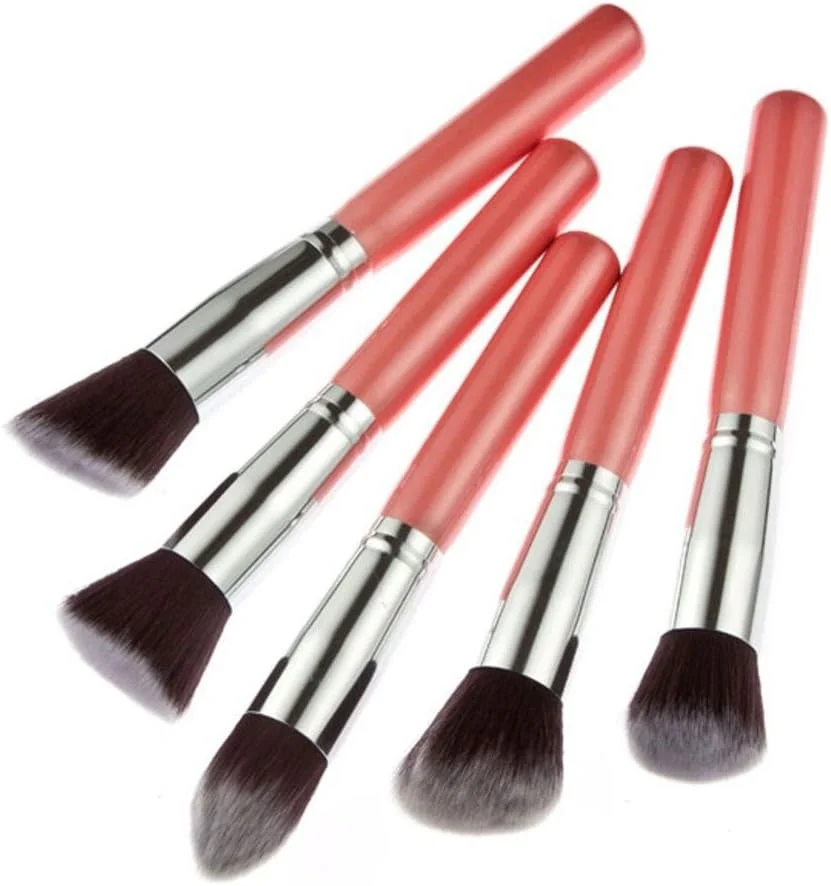 ست برس آرایشی سایه چشم خوشی، صورتی، 10 عددی ست برس آرایشی سایه چشم خوشی، صورتی، 10 عددی