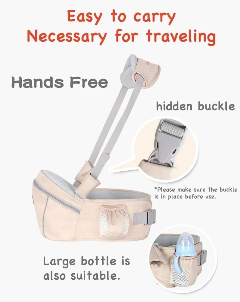 آغوشی نوزاد ENHU با نشیمنگاه کمری، آغوشی نوزاد با صندلی لگنی برای شیردهی، آغوشی ایمن با نشیمنگاه لگنی، انتخاب مادران، سایز مناسب برای همه 3-36 ماهگی نوزاد، کودک نوپا