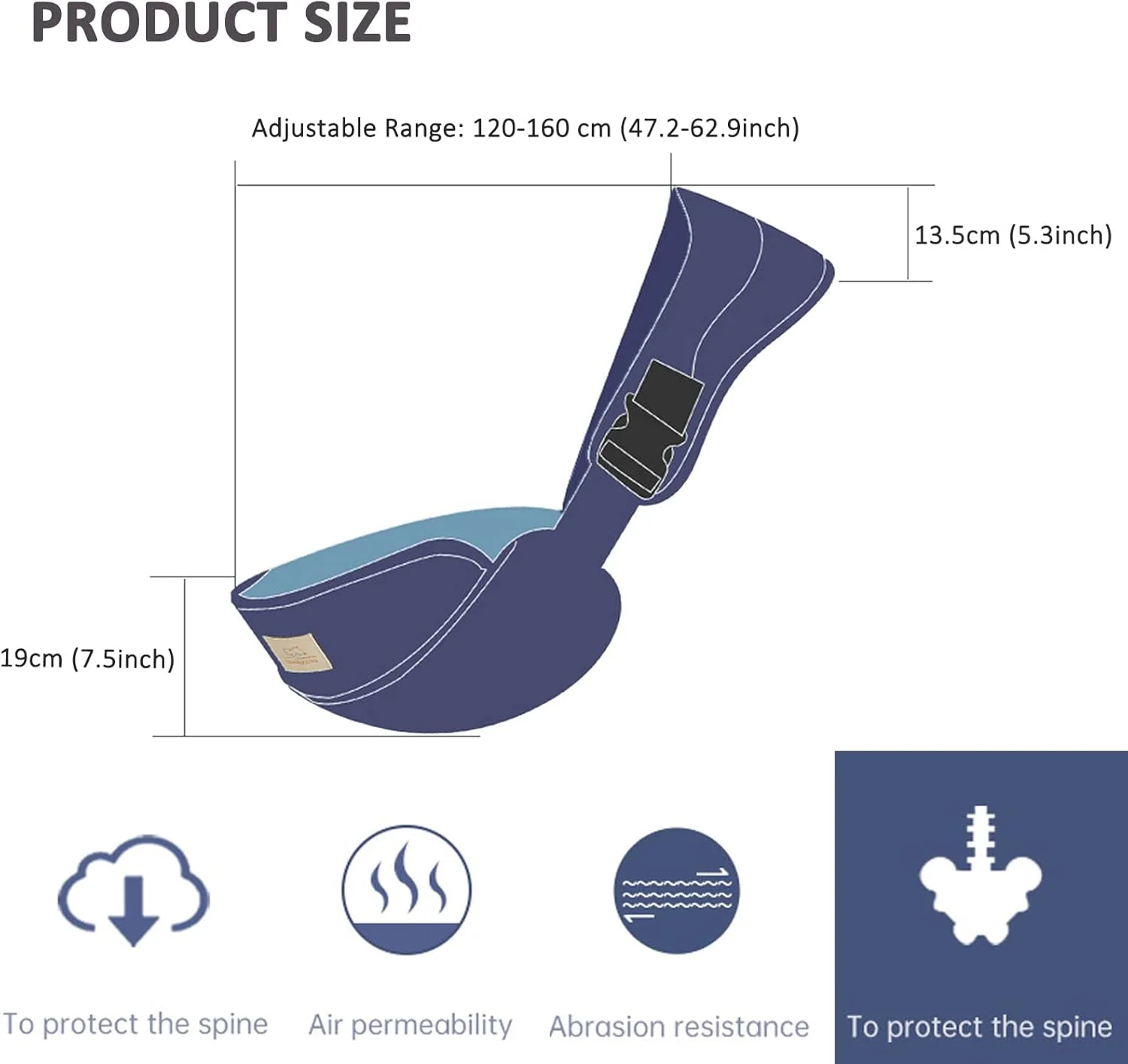 آغوشی کودک قابل حمل دوجونز، ارگونومیک قابل تنظیم یک شانه ای صرفه جویی در کار پلی استر نیمه پیچیده با ذرات ضد لغزش، برای کودکان نوپا و کودکان 6-36 ماهه آغوشی کودک قابل حمل دوجونز، ارگونومیک قابل تنظیم یک شانه ای صرفه جویی در کار پلی استر نیمه پیچیده با ذرات ضد لغزش، برای کودکان نوپا و کودکان 6-36 ماهه