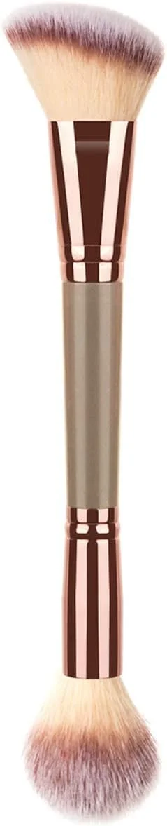 براش های آرایشی KASTWAVE، براش آرایشی کرم پودر، براش های آرایشی دو سر برای ترکیب پودر مایع، لوازم آرایشی کرم کانسیلر، براش رژگونه برای مایع، کرم، پودر، ترکیب، پرداخت، کانسیلر