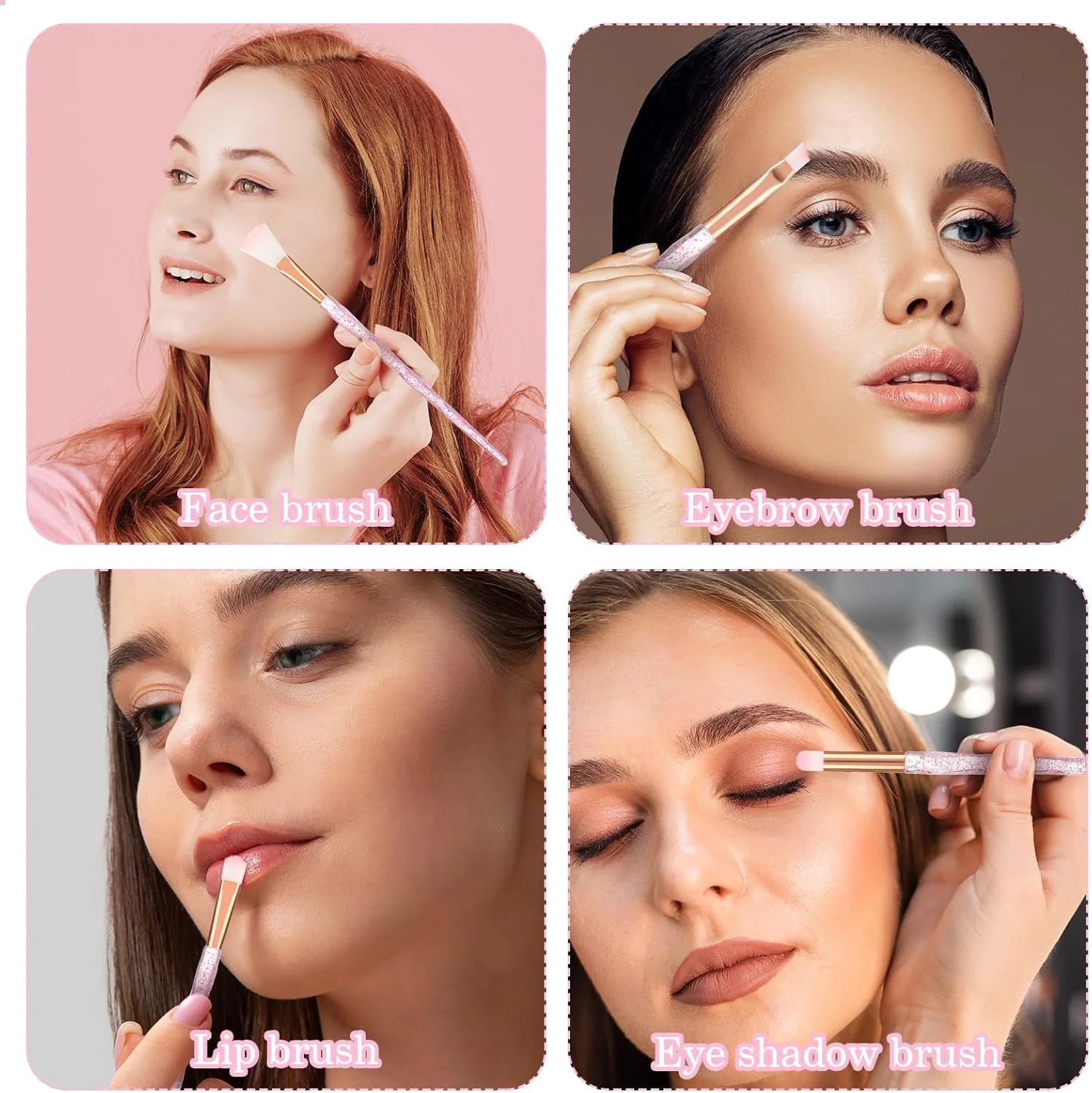 ست برس آرایشی KASTWAVE، ست 7 عددی برس لوازم آرایشی دسته کریستالی، برس های آرایش چشم، هایلایتر گوشه، کانسیلر ابرو، ابزار برس ترکیبی برای سایه چشم، کانسیلر، خط چشم، ابرو ست برس آرایشی KASTWAVE، ست 7 عددی برس لوازم آرایشی دسته کریستالی، برس های آرایش چشم، هایلایتر گوشه، کانسیلر ابرو، ابزار برس ترکیبی برای سایه چشم، کانسیلر، خط چشم، ابرو