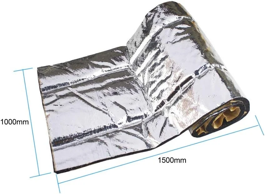 QCARSO Acoustic Panels Soundproof Cotton Sound Deadening Mat Car Firewall Sound Deadener Heat Shield Insulation Auto Noise Insulator Deadening Pad 7mm 500x1000mm QCARSO Acoustic Panels Soundproof Cotton Sound Deadening Mat Car Firewall Sound Deadener Heat Shield Insulation Auto Noise Insulator Deadening Pad 7mm 500x1000mm