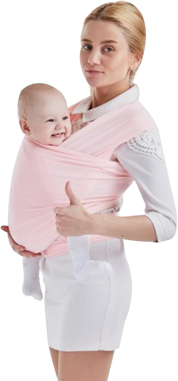 آغوشی نوزاد دایونگ، آغوشی بچه برای نوزادان تا کودکان نوپا، آغوشی قابل تنظیم برای همه، آغوشی نوزاد برای استفاده بدون دست، تحمل وزن تا 20 کیلوگرم (صورتی)
