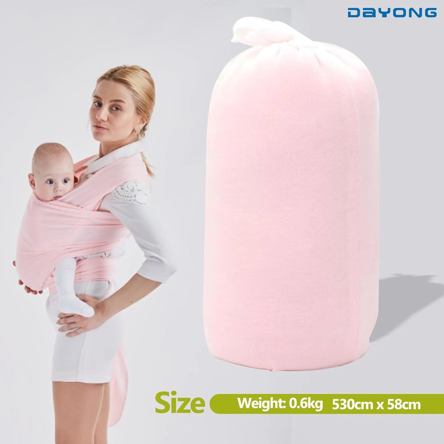 آغوشی نوزاد دایونگ، آغوشی بچه برای نوزادان تا کودکان نوپا، آغوشی قابل تنظیم برای همه، آغوشی نوزاد برای استفاده بدون دست، تحمل وزن تا 20 کیلوگرم (صورتی) آغوشی نوزاد دایونگ، آغوشی بچه برای نوزادان تا کودکان نوپا، آغوشی قابل تنظیم برای همه، آغوشی نوزاد برای استفاده بدون دست، تحمل وزن تا 20 کیلوگرم (صورتی)