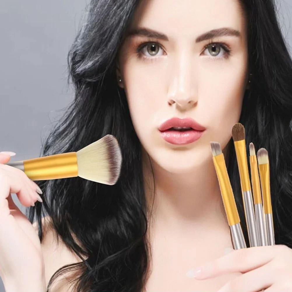 ست 18 عددی برس آرایشی JUN-L، برس های ممتاز کابوکی، مناسب کرم پودر، ترکیب، رژگونه، کانسیلر، چشم، صورت، مایع، پودر، کرم، لوازم آرایشی لب