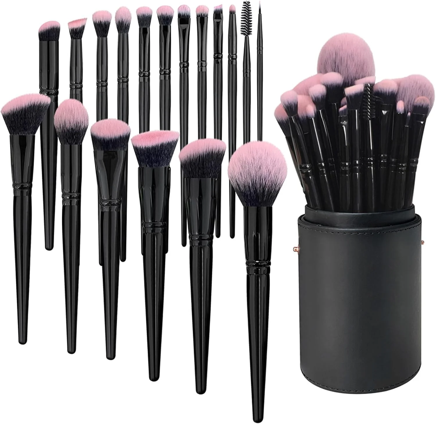 ست برس آرایشی 18 عددی جولریتیک، شامل برس پودر فیکس و برس سایه چشم