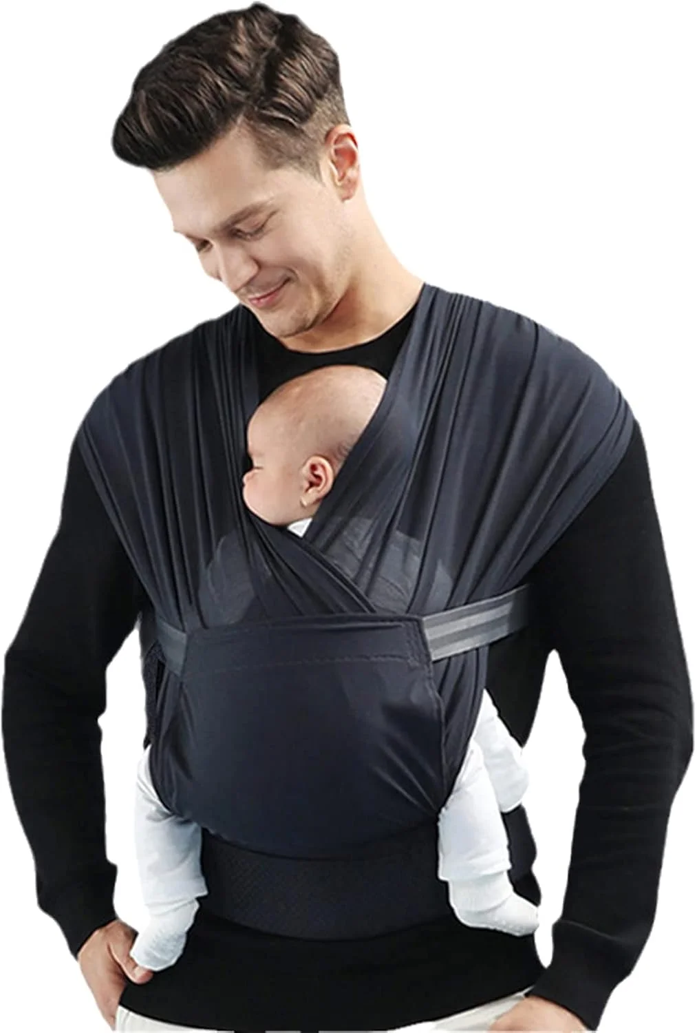 آغوشی نوزاد NP، استفاده آسان مانند تی شرت، سایز مناسب برای همه، مناسب برای نوزادان تا وزن 15 کیلوگرم، مناسب برای مادر و پدر