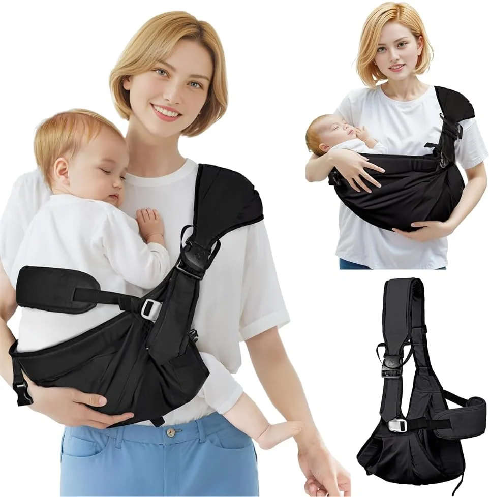 آغوشی نوزاد تا نوپا، آغوشی قابل تنظیم AZONEE، آغوشی راحت و سبک وزن برای کودکان 11 تا 27 کیلوگرم - ایده آل برای خرید و مسافرت آغوشی نوزاد تا نوپا، آغوشی قابل تنظیم AZONEE، آغوشی راحت و سبک وزن برای کودکان 11 تا 27 کیلوگرم - ایده آل برای خرید و مسافرت