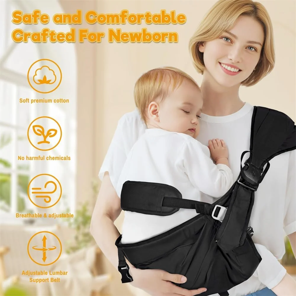 آغوشی نوزاد تا نوپا، آغوشی قابل تنظیم AZONEE، آغوشی راحت و سبک وزن برای کودکان 11 تا 27 کیلوگرم - ایده آل برای خرید و مسافرت آغوشی نوزاد تا نوپا، آغوشی قابل تنظیم AZONEE، آغوشی راحت و سبک وزن برای کودکان 11 تا 27 کیلوگرم - ایده آل برای خرید و مسافرت
