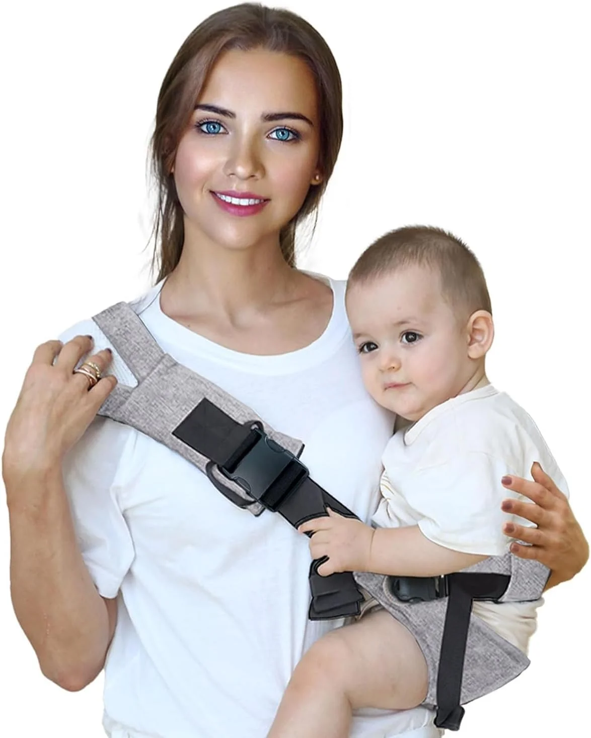 آغوشی نوزاد آزونی، آغوشی کودک با استفاده آسان برای کودکان نوپا، بند قابل تنظیم، لایه نرم، نشیمنگاه ضد لغزش برای نوزادان و کودکان نوپا (3-20 کیلوگرم، 6-48 ماه) آغوشی نوزاد آزونی، آغوشی کودک با استفاده آسان برای کودکان نوپا، بند قابل تنظیم، لایه نرم، نشیمنگاه ضد لغزش برای نوزادان و کودکان نوپا (3-20 کیلوگرم، 6-48 ماه)