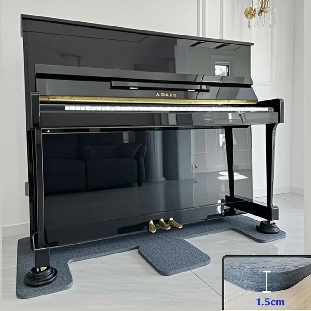 فرش جاذب صدا، پتو ضخیم و حرفه ای برای کاهش صدای پیانو، پتو ضد صدا، پدهای ضد لغزش و ضد لرزش کنترل صدا، پتوهای آکوستیک برای استودیو موسیقی (خاکستری، 158x65 سانتی متر) فرش جاذب صدا، پتو ضخیم و حرفه ای برای کاهش صدای پیانو، پتو ضد صدا، پدهای ضد لغزش و ضد لرزش کنترل صدا، پتوهای آکوستیک برای استودیو موسیقی (خاکستری، 158x65 سانتی متر)