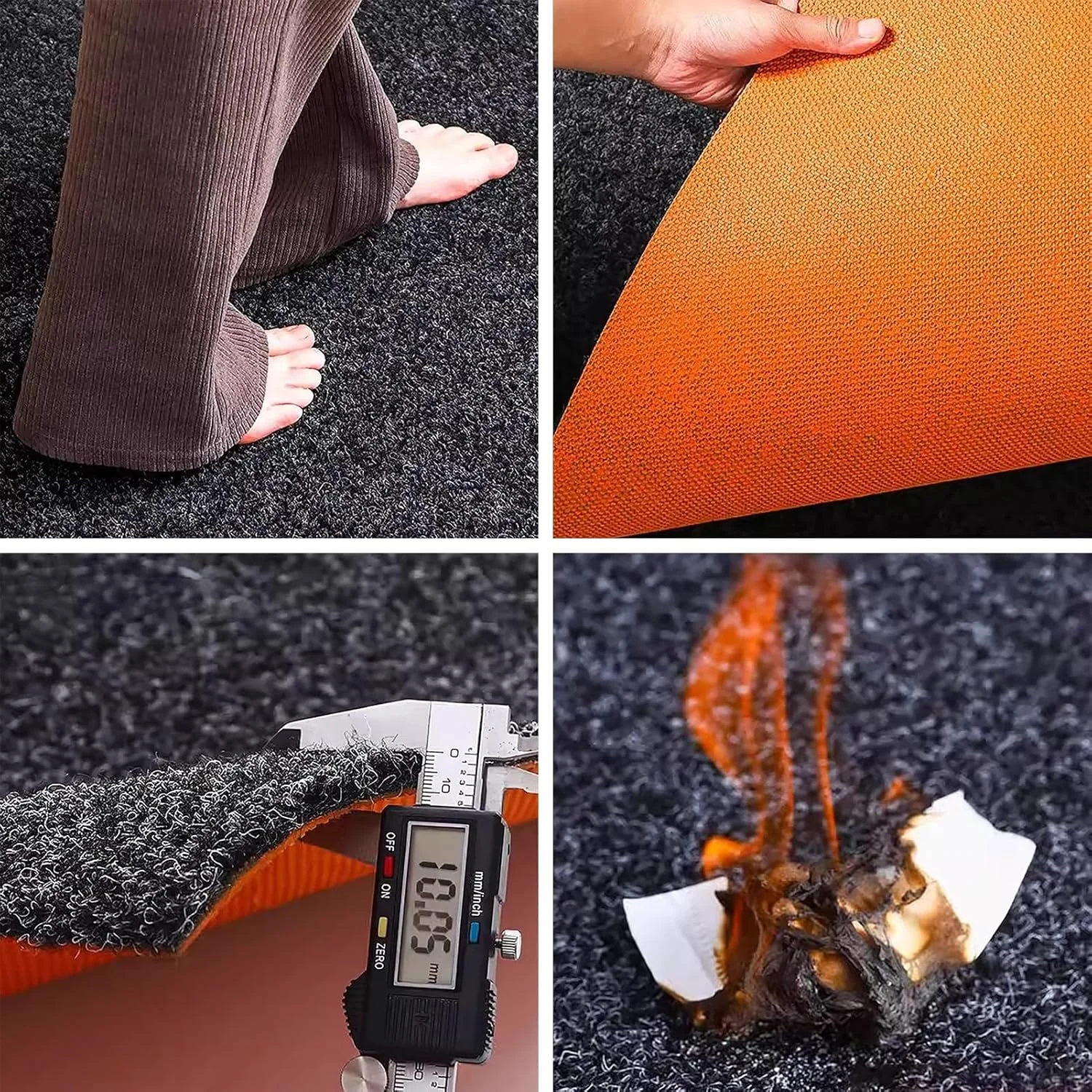 پد های آکوستیک ضخیم برای درام، پد های عایق صدا، پتو کاهش نویز، فرش برای پیانو و درام، فرش کف ضد لغزش برای سالن سینما و باشگاه (رنگ: خاکستری تیره، اندازه: 100x200 سانتی متر) پد های آکوستیک ضخیم برای درام، پد های عایق صدا، پتو کاهش نویز، فرش برای پیانو و درام، فرش کف ضد لغزش برای سالن سینما و باشگاه (رنگ: خاکستری تیره، اندازه: 100x200 سانتی متر)