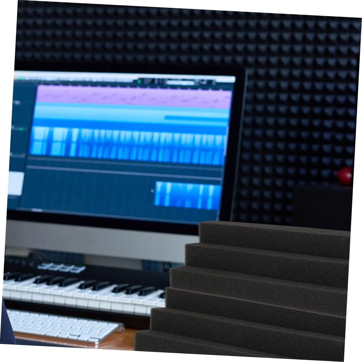 12 عدد کاشی دیواری جاذب صدا، بلوک های گوشه آکوستیک، پد فوم بیس گوشه ضد حریق، ابزار پد فوم تئاتر، مواد جاذب صدا، اسفنج، کاشی سرامیکی 12 عدد کاشی دیواری جاذب صدا، بلوک های گوشه آکوستیک، پد فوم بیس گوشه ضد حریق، ابزار پد فوم تئاتر، مواد جاذب صدا، اسفنج، کاشی سرامیکی