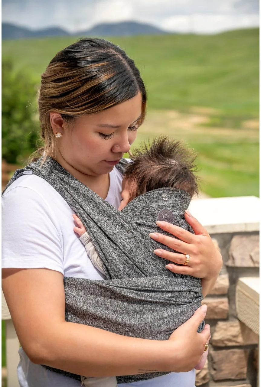 آغوشی نوزاد Boppy Comfyfit Evolution، حمل آسان و قابل تنظیم، آغوشی ارگونومیک برای جلوی مادر با پشتیبانی از سر و گردن، بندهای گره دار پهن، حلقه های بازوی قابل تنظیم آغوشی نوزاد Boppy Comfyfit Evolution، حمل آسان و قابل تنظیم، آغوشی ارگونومیک برای جلوی مادر با پشتیبانی از سر و گردن، بندهای گره دار پهن، حلقه های بازوی قابل تنظیم