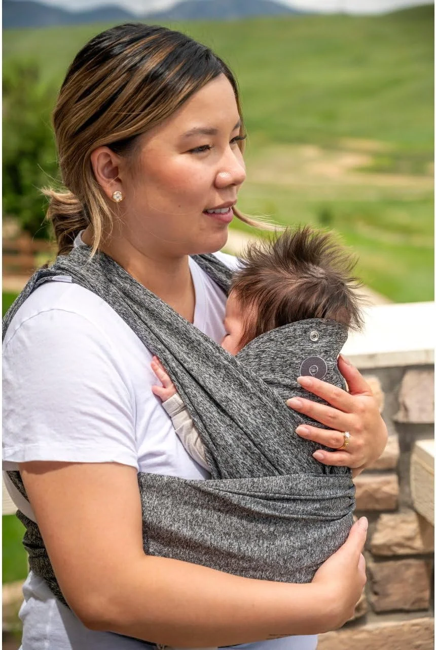 آغوشی نوزاد Boppy Comfyfit Evolution، حمل آسان و قابل تنظیم، آغوشی ارگونومیک برای جلوی مادر با پشتیبانی از سر و گردن، بندهای گره دار پهن، حلقه های بازوی قابل تنظیم آغوشی نوزاد Boppy Comfyfit Evolution، حمل آسان و قابل تنظیم، آغوشی ارگونومیک برای جلوی مادر با پشتیبانی از سر و گردن، بندهای گره دار پهن، حلقه های بازوی قابل تنظیم