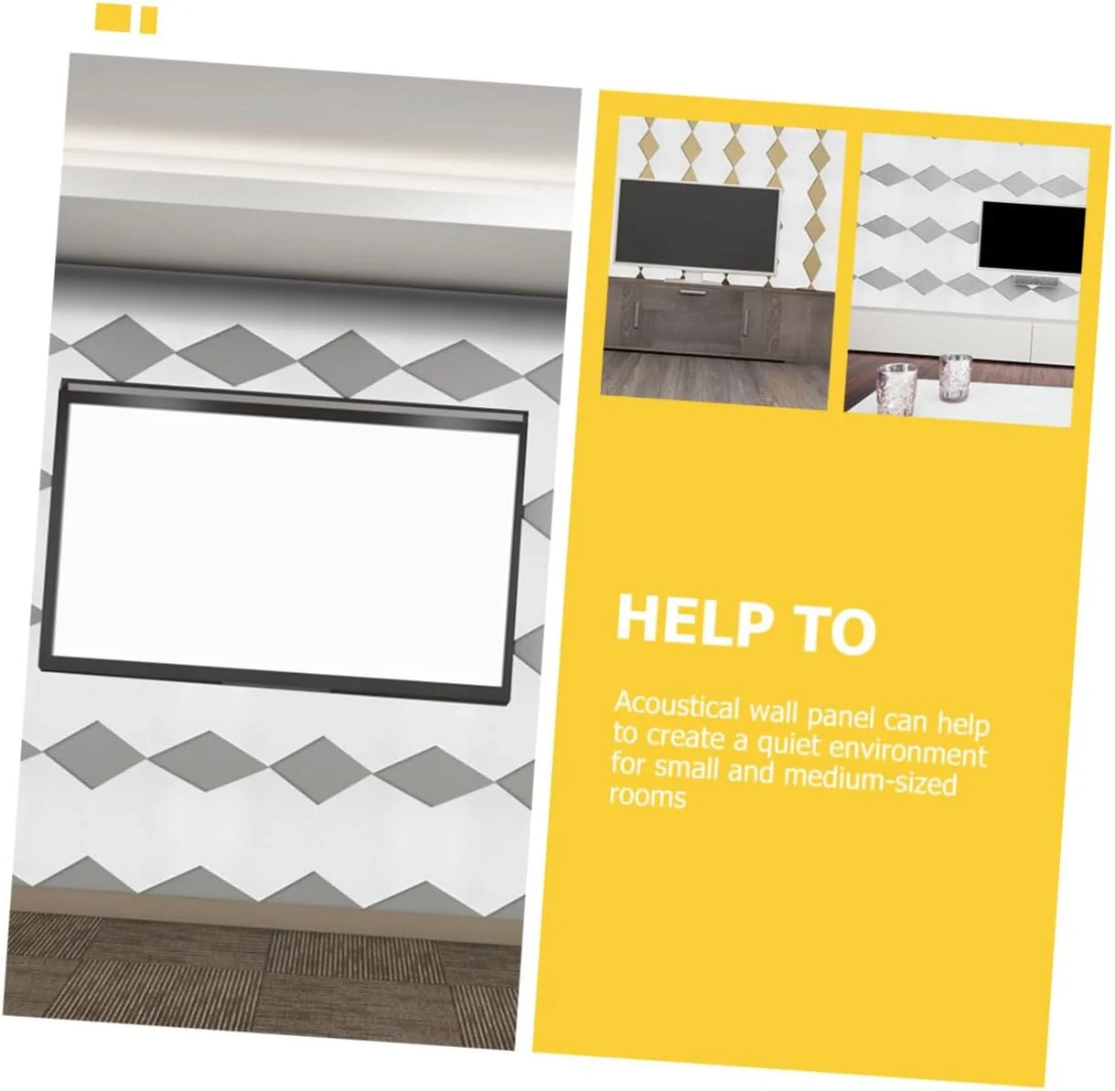 24 عدد پنل جاذب صدا، فوم با چگالی بالا، پد عایق صوتی، پنل های آکوستیک شش ضلعی، پنل های عایق صدا، استودیو آکوستیک، ترومپت پلی یورتان، مانیتور سفید 24 عدد پنل جاذب صدا، فوم با چگالی بالا، پد عایق صوتی، پنل های آکوستیک شش ضلعی، پنل های عایق صدا، استودیو آکوستیک، ترومپت پلی یورتان، مانیتور سفید