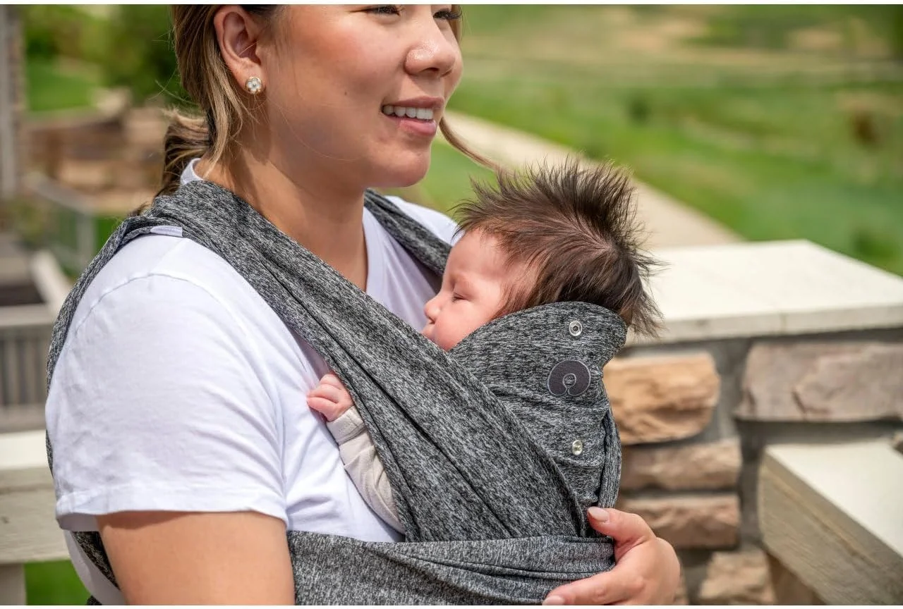 آغوشی نوزاد Boppy Comfyfit Evolution، حمل آسان و قابل تنظیم، آغوشی ارگونومیک برای جلوی مادر با پشتیبانی از سر و گردن، بندهای گره دار پهن، حلقه های بازوی قابل تنظیم آغوشی نوزاد Boppy Comfyfit Evolution، حمل آسان و قابل تنظیم، آغوشی ارگونومیک برای جلوی مادر با پشتیبانی از سر و گردن، بندهای گره دار پهن، حلقه های بازوی قابل تنظیم