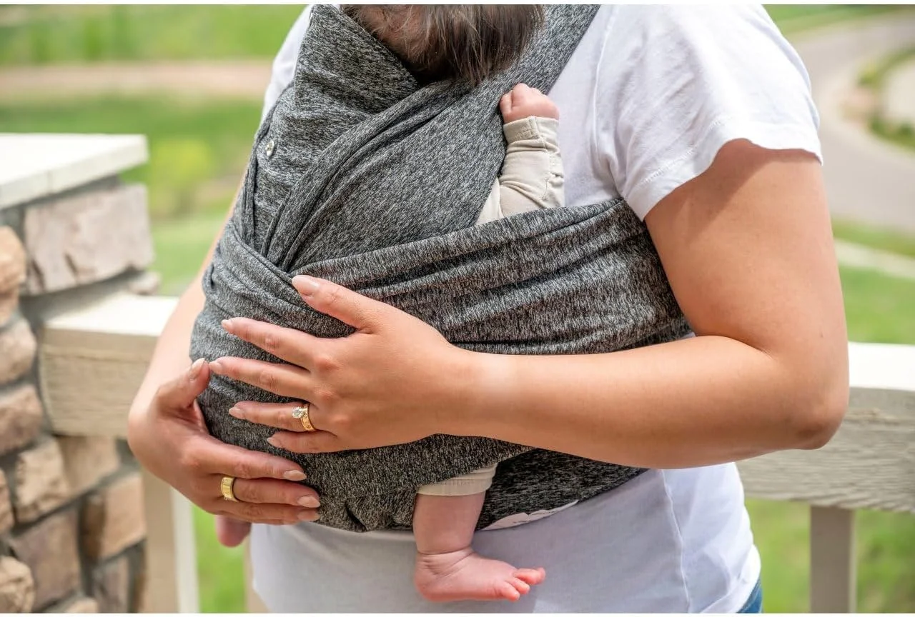 آغوشی نوزاد Boppy Comfyfit Evolution، حمل آسان و قابل تنظیم، آغوشی ارگونومیک برای جلوی مادر با پشتیبانی از سر و گردن، بندهای گره دار پهن، حلقه های بازوی قابل تنظیم آغوشی نوزاد Boppy Comfyfit Evolution، حمل آسان و قابل تنظیم، آغوشی ارگونومیک برای جلوی مادر با پشتیبانی از سر و گردن، بندهای گره دار پهن، حلقه های بازوی قابل تنظیم