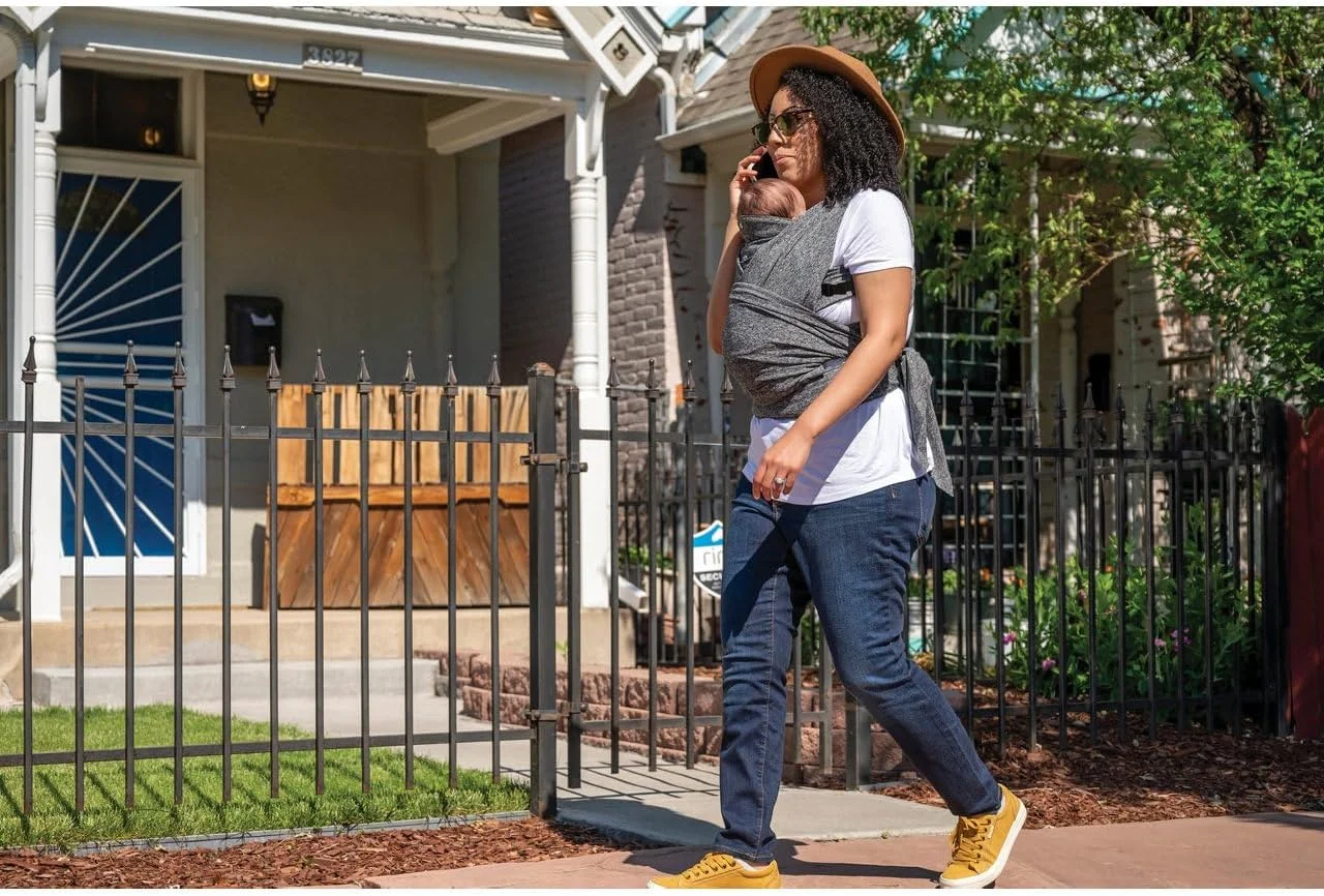 آغوشی نوزاد Boppy Comfyfit Evolution، حمل آسان و قابل تنظیم، آغوشی ارگونومیک برای جلوی مادر با پشتیبانی از سر و گردن، بندهای گره دار پهن، حلقه های بازوی قابل تنظیم آغوشی نوزاد Boppy Comfyfit Evolution، حمل آسان و قابل تنظیم، آغوشی ارگونومیک برای جلوی مادر با پشتیبانی از سر و گردن، بندهای گره دار پهن، حلقه های بازوی قابل تنظیم