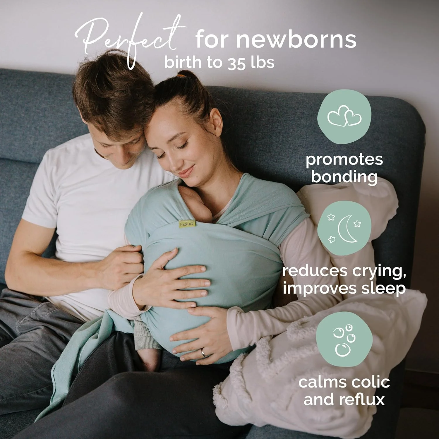 آغوشی نوزاد بوبا مدل Serenity Wrap آغوشی نوزاد بوبا مدل Serenity Wrap