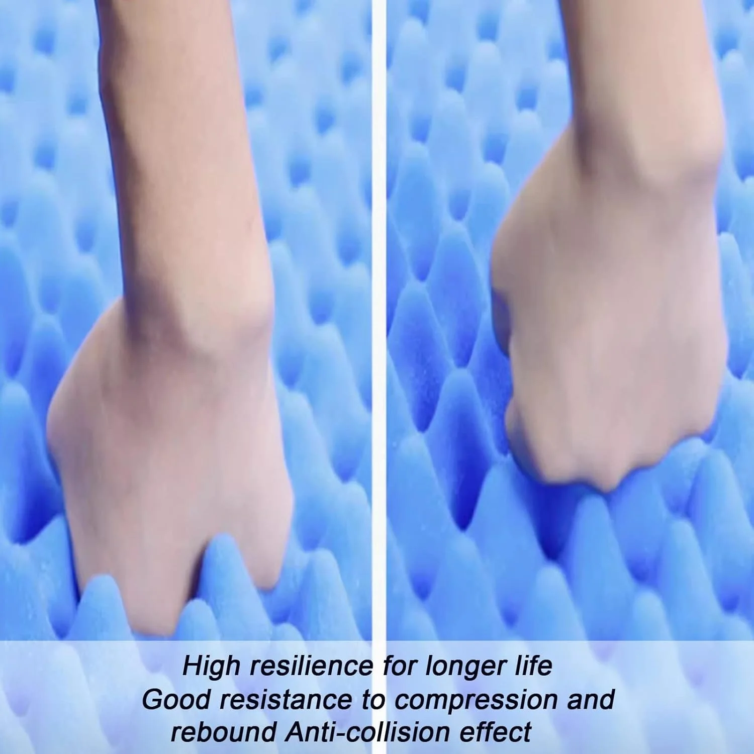 پد عایق صدا، پد عایق صدا مقاوم در برابر آتش، پنل فوم آکوستیک، پد فوم با قابلیت ارتجاعی بالا و حذف نویز، خود چسب برای دیوار (رنگ: خاکستری - 3 سانتی متر، اندازه: 1x50 متر)