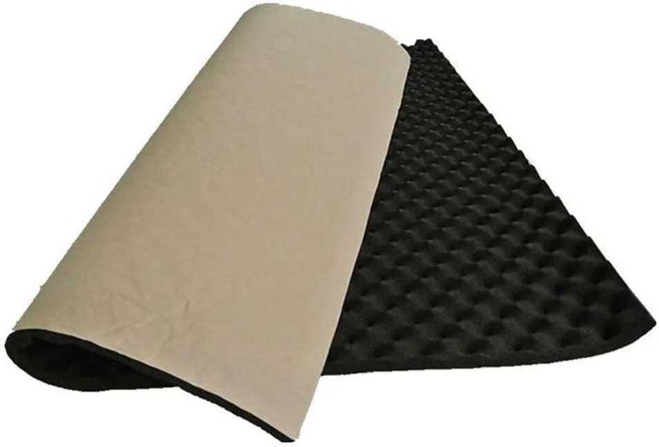 پد عایق صوتی خودرو KWWBLX، فوم آکوستیک ناهموار، پد مات عایق صدا، سپر آکوستیک خودرو