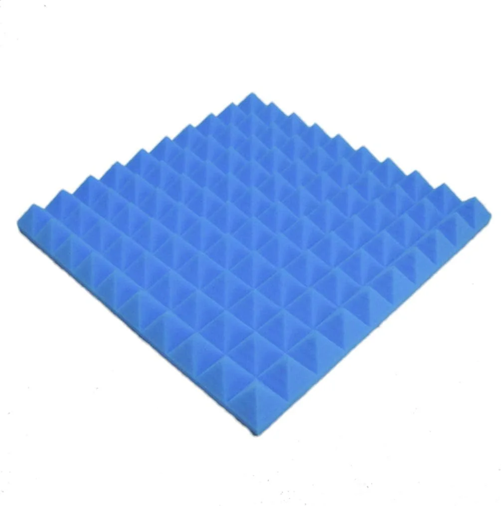 پنل های آکوستیک، پدهای فوم عایق صدا، ابزار استودیو، پنبه جاذب صدا / 10 عدد، آبی