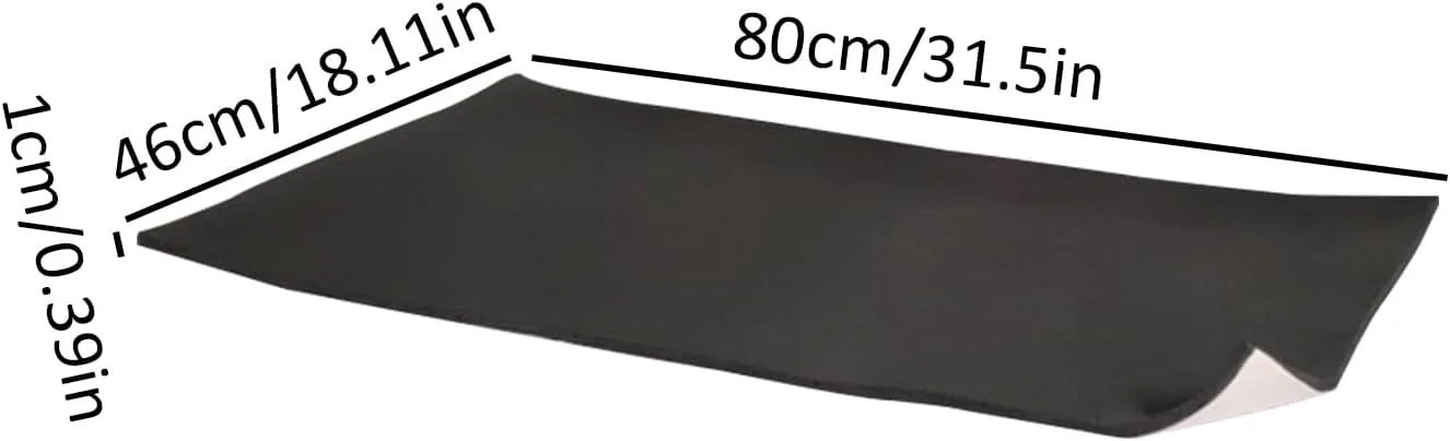 پد عایق صدا خودرو - فرش عایق صدا چند منظوره، پد جاذب شوک عایق | پنل های کاهش دهنده صدا، پدهای عایق آکوستیک، مواد عایق ضخیم و همه کاره برای استفاده در محیط داخلی پد عایق صدا خودرو - فرش عایق صدا چند منظوره، پد جاذب شوک عایق | پنل های کاهش دهنده صدا، پدهای عایق آکوستیک، مواد عایق ضخیم و همه کاره برای استفاده در محیط داخلی