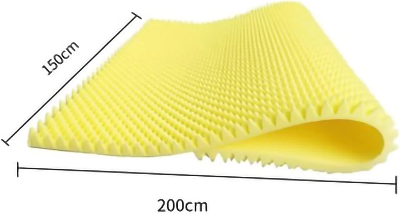 پد آکوستیک تاشو قابل حمل پنبه جاذب صدا اتاق درام اتاق پیانو لوازم خانگی (رنگ: زرد)