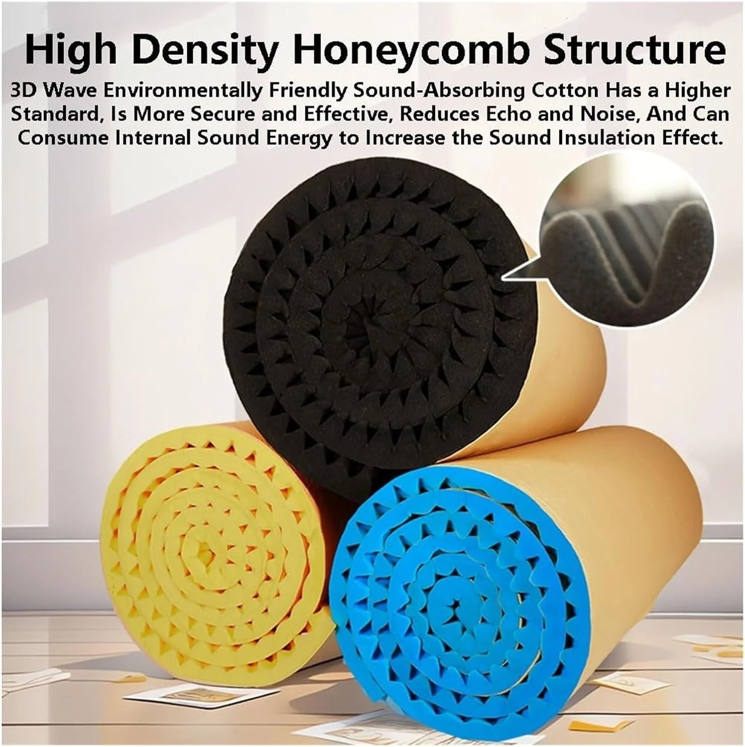 Noise Insulation Soundproofing Foam 5m/Roll Noise Insulation Soundproofing Foam, 5cm Thick Egg Type Flame Retardant Acoustic Pad, Self Adhesive Acoustic Foam Panels For Studio Home Cinema (Color : Gr Noise Insulation Soundproofing Foam 5m/Roll Noise Insulation Soundproofing Foam, 5cm Thick Egg Type Flame Retardant Acoustic Pad, Self Adhesive Acoustic Foam Panels For Studio Home Cinema (Color : Gr