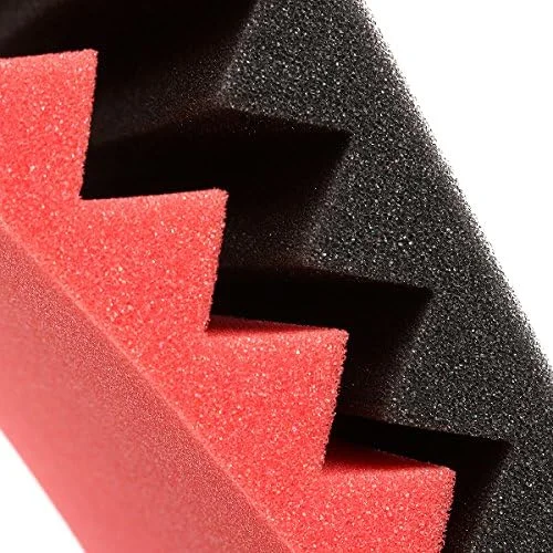 کینگلند 6 تکه فوم عایق صدا و جاذب صدا آکوستیک 30x30x2.5 سانتیمتر مشکی/قرمز کینگلند 6 تکه فوم عایق صدا و جاذب صدا آکوستیک 30x30x2.5 سانتیمتر مشکی/قرمز