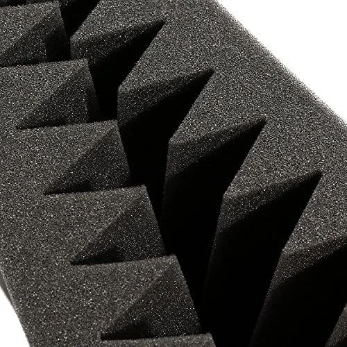 KingLan 6Pcs 30X30X5Cm Acoustic Wedge Soundproofing Sound-Absorbing Noise Foam Tiles KingLan 6Pcs 30X30X5Cm Acoustic Wedge Soundproofing Sound-Absorbing Noise Foam Tiles