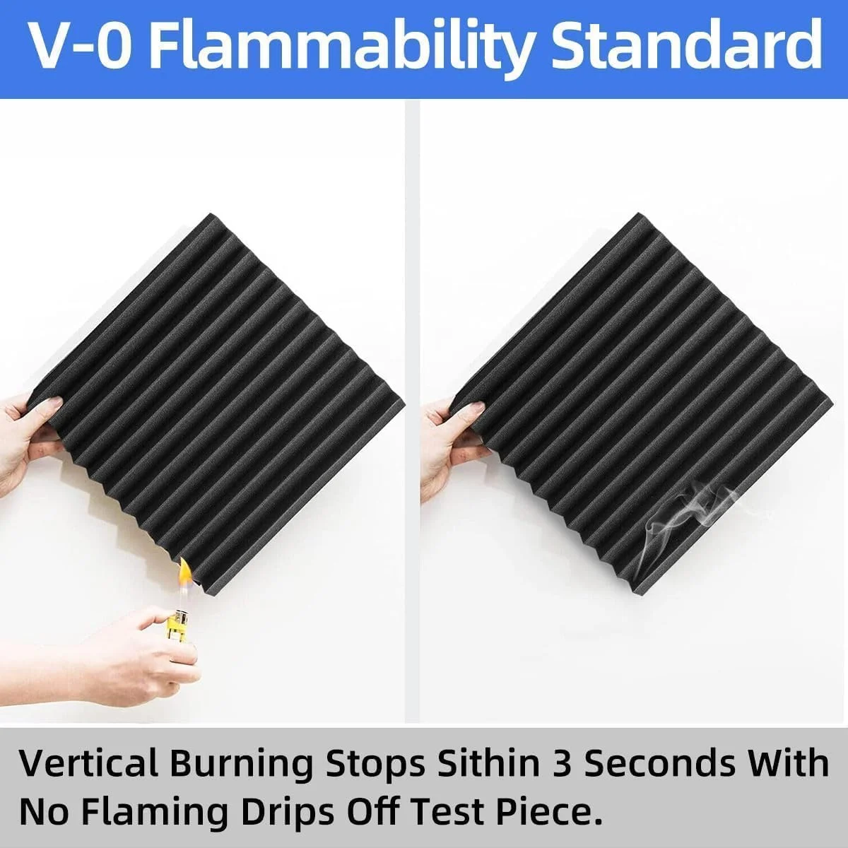 48 Pack Self-adhesive Sound Proof Foam Panels for Walls 12" x 12" x 1" Acoustic Panels 30kg/m3 High Density Soundproof Wall Panels, Sound Proof Panels for Walls Absorbs and Reduces Sound 48 Pack Self-adhesive Sound Proof Foam Panels for Walls 12" x 12" x 1" Acoustic Panels 30kg/m3 High Density Soundproof Wall Panels, Sound Proof Panels for Walls Absorbs and Reduces Sound