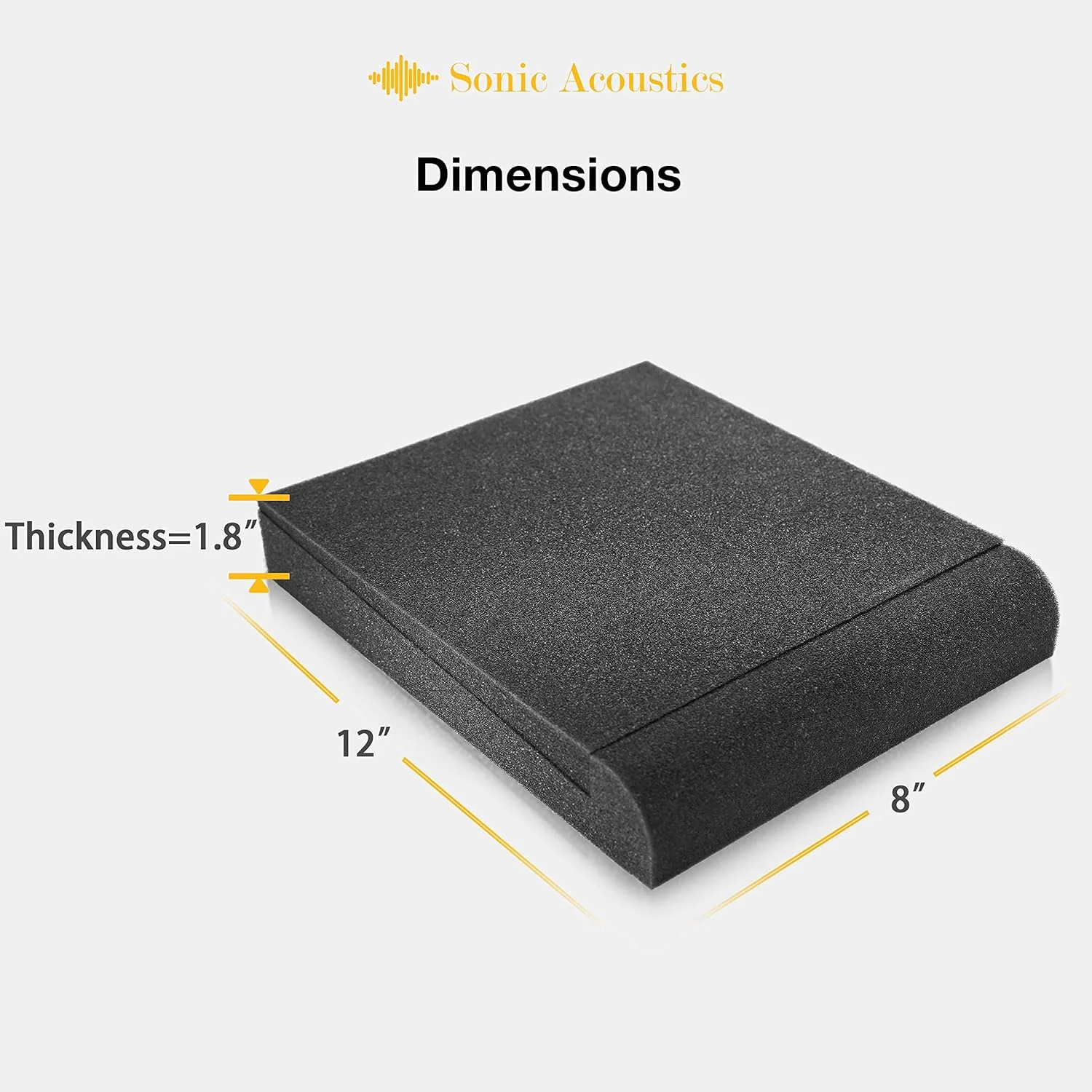 پدهای ایزولاسیون آکوستیک Sonic Acoustics، پدهای فوم ایزولاسیون بلندگو مانیتور استودیو، یک جفت پد ایزولاسیون مانیتور استودیو با چگالی بالا برای مانیتورهای 5 اینچی پدهای ایزولاسیون آکوستیک Sonic Acoustics، پدهای فوم ایزولاسیون بلندگو مانیتور استودیو، یک جفت پد ایزولاسیون مانیتور استودیو با چگالی بالا برای مانیتورهای 5 اینچی