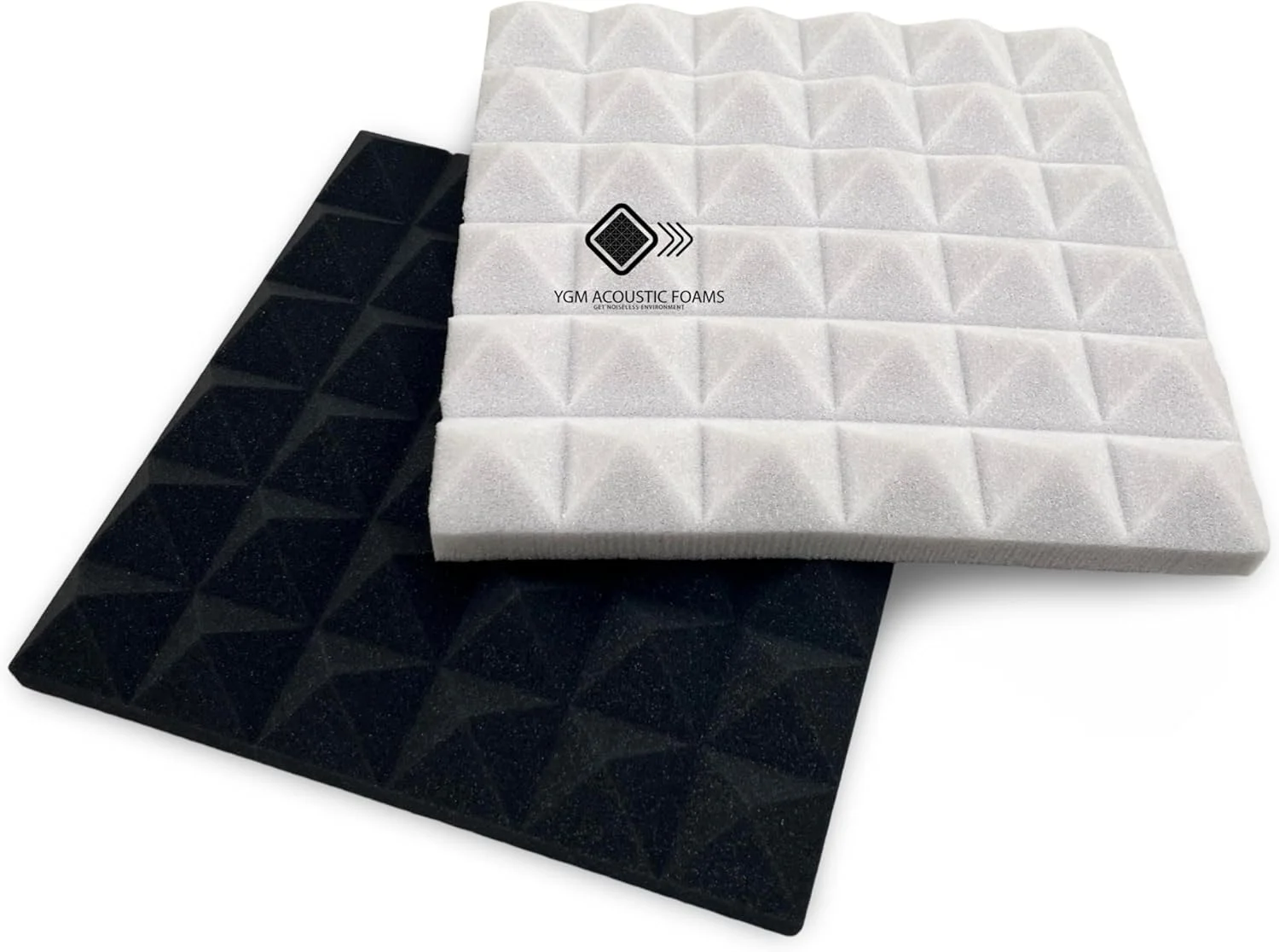 فوم آکوستیک هرمی YGM Acoustic Foams®، مجموعه 9 عددی، 30x30x5 سانتیمتر، دانسیته 50 کیلوگرم بر متر مکعب، پنلهای عایق صدا استودیو، ساختار سه بعدی (سفید مهتابی) فوم آکوستیک هرمی YGM Acoustic Foams®، مجموعه 9 عددی، 30x30x5 سانتیمتر، دانسیته 50 کیلوگرم بر متر مکعب، پنلهای عایق صدا استودیو، ساختار سه بعدی (سفید مهتابی)
