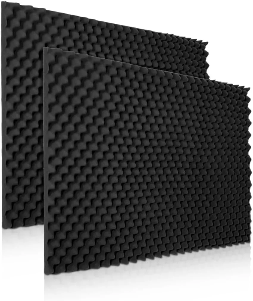پنل های فوم آکوستیک Aticonas بسته 2 عددی، جاذب صدا، پد فوم شانه تخم مرغی 122x61x5 سانتی متر، پنل های فوم ضد صدا با بازیابی سریع برای دیوارها، پنل های دیواری فوم استودیو حذف نویز برای جذب اکو، مشکی پنل های فوم آکوستیک Aticonas بسته 2 عددی، جاذب صدا، پد فوم شانه تخم مرغی 122x61x5 سانتی متر، پنل های فوم ضد صدا با بازیابی سریع برای دیوارها، پنل های دیواری فوم استودیو حذف نویز برای جذب اکو، مشکی