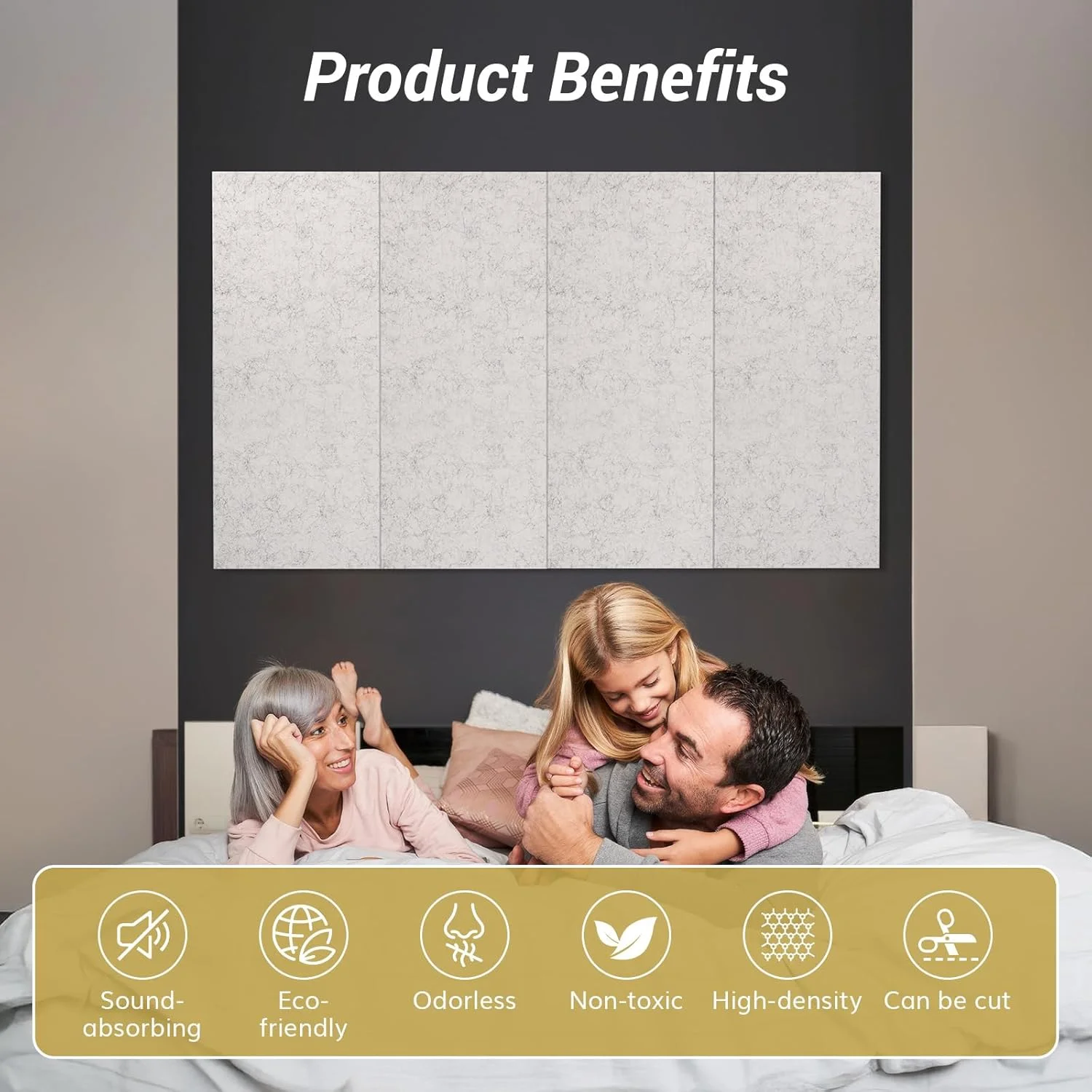 پنل آکوستیک TONOR، 8 عددی، 120x60x0.9 سانتی متر، پنل های دیواری ضد صدا با چسبندگی کامل، پنل های جذب صدا برای کاهش نویز و اکو، تصفیه آکوستیک برای استودیو، خانه، دفتر، سفید پنل آکوستیک TONOR، 8 عددی، 120x60x0.9 سانتی متر، پنل های دیواری ضد صدا با چسبندگی کامل، پنل های جذب صدا برای کاهش نویز و اکو، تصفیه آکوستیک برای استودیو، خانه، دفتر، سفید